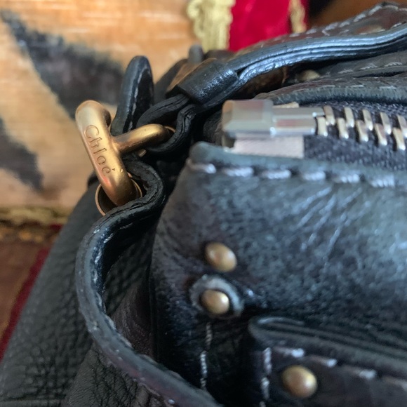 Authentic Chloe black leather bag - Picture 8 of 16
